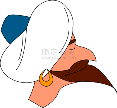 白色背景,中东人,白帽,分离着色,衣服,轮廓,传统,男人,伊斯坦布尔,符号
