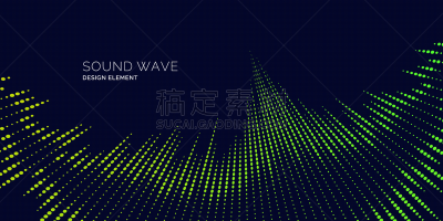 背景,声波,暗色,绿色,式样,斑点,频率,活力,技术,图像