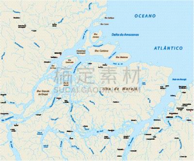 亚马逊河,轮廓,拉丁文,海洋,托坎廷斯,里约热内卢,大西洋,玛拉荷群岛,阿马帕
