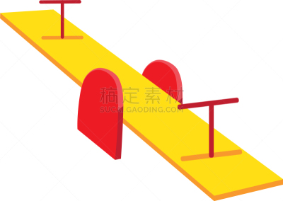 白色背景,跷跷板,儿女,分离着色,愉悦,安全的,玩具,平衡,休闲,设计