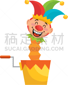 奇异小人玩具盒,分离着色,可爱的,塑胶,图像,小的,矢量,儿童,童年