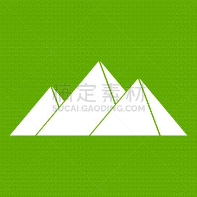 吉萨,绿色,金字塔形,计算机图标,白色,非洲,非凡的,图像