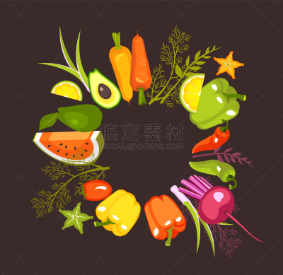 蔬菜,圆形,农业,塔拉瓦岛,清新,食品,维生素,西瓜,普通甜菜根,西红柿
