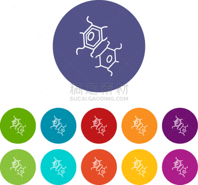 彩色图片,计算机图标,生物学,微生物学,健康保健,信封,尖的,布置