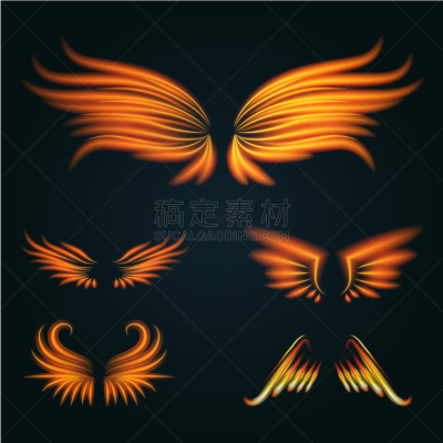 幻想,鸟类,翅膀,羽毛,火,热,图像,燃烧,飞,装饰