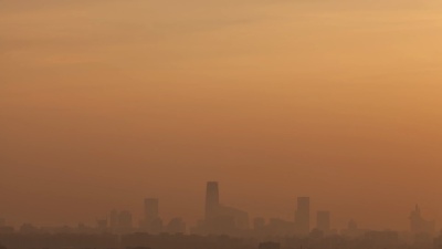 时间Lapse-Beijing天际线