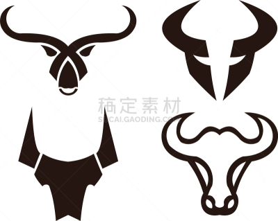 动物,手提式扬声器,分离着色,自然,公牛,野牛,艺术,牛,进攻