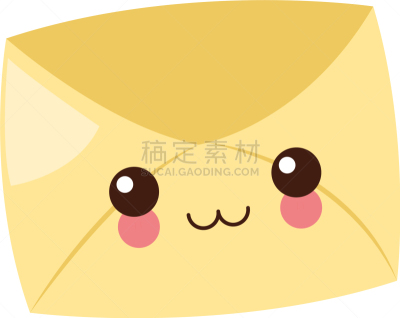 电子邮件,信封,可爱,卡通,可爱的,清新,图像,性格,表情符号,收集