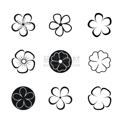 计算机图标,模板,矢量,赤素馨花,品牌名称,花,夏天,天空,绘画插图,晴朗