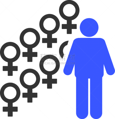 妓院,计算机图标,符号,平坦的,女人,群众,热情,外遇,图像,爱