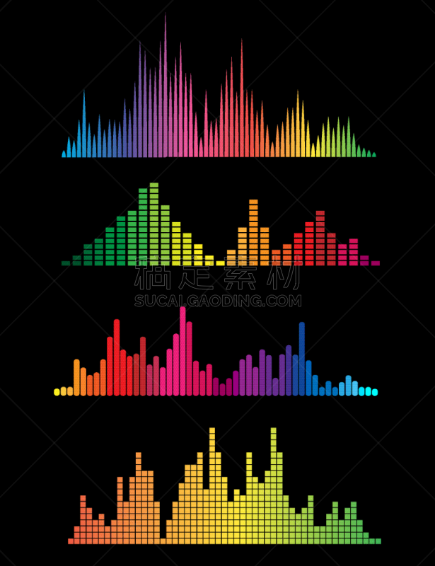 音乐,声波,数字化显示,矢量,竖笛,技术,光谱色,豆科植物,图像,进行中