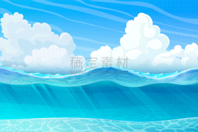 夏天,水下,海洋,天气,壁纸,暴风雨,海底,波浪,节日,写实