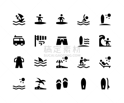 符号,国际著名景点,运动,风,泳装,凉鞋,图像,海洋,船,冲浪