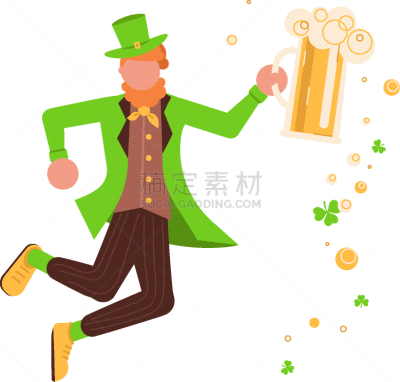 可爱的,马克杯,妖精,啤酒瓶,卡通,饮料,传统,传统节日,节日,白昼