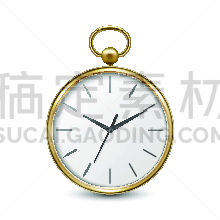 计算机图标,绘画插图,矢量,钟面,特写,怀表,透明,背景,分离着色,模板
