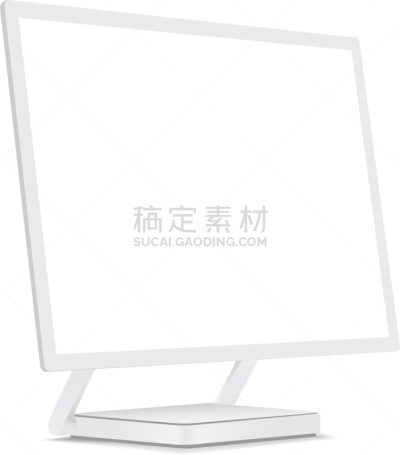 白色,轻蔑的,分离着色,计算机,空白的,图像,模板,微软,设备用品,监视