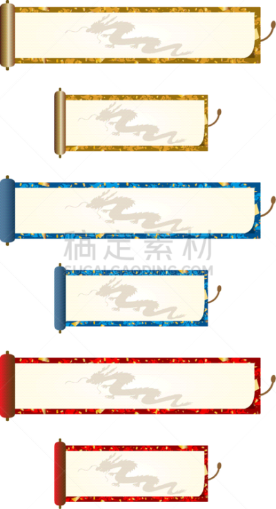 卷,绘画插图,龙,过去,新年,传统,云景,东南亚,垂直画幅