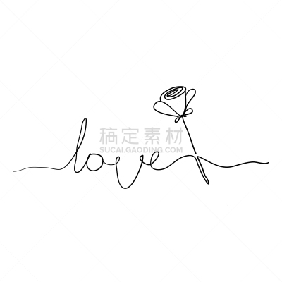 短语,乱画,手,线条画,书法,创造力,请柬,背景分离,浪漫,情人节卡