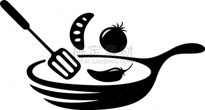 铲子,煎锅,插画,白色,食品,图像,餐馆,品牌名称,烹调,油炸