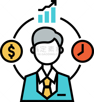 基金经理,矢量,图像,金融,商人