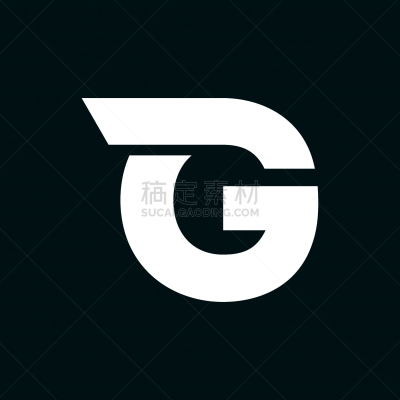 品牌名称,英文字母G,翅膀,白色,创造力,商务,几何形状,概念,字母,信函
