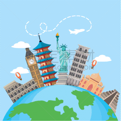 旅途,国际著名景点,地球形,国内著名景点,比萨,自然美,天空,布置,休闲