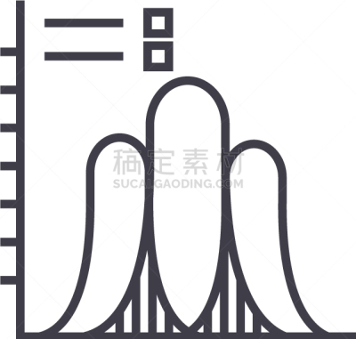 标志,机会,线图标,理论设计标签,商务,数据,图表,弯曲