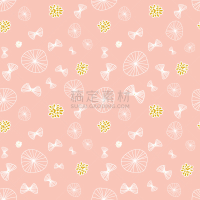 乱画,矢量,蝴蝶,式样,野花,粉色背景,华丽的,纺织品,自由,野生动物