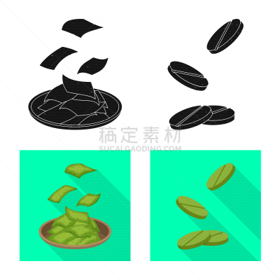 分离着色,海洋,标志,蛋白质,一个物体,素食,健康保健,食品,营养品,布置