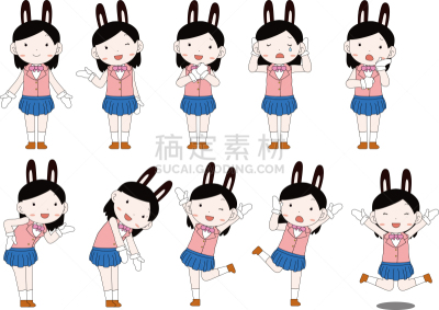 女孩,舞台,兔耳朵,水手服,通俗音乐人,可爱的,休闲游戏,宅男,惊骇,一个人