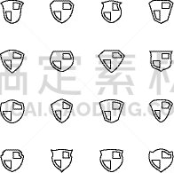 盾,线图标,遮护的手势,线条,合法抗辩,私密,网络安全防护,杀毒软件,印度尼西亚,图形界面