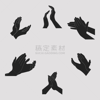 鼓掌欢迎,分离着色,人,计算机,男人,鼓掌,布置,刺激,收集