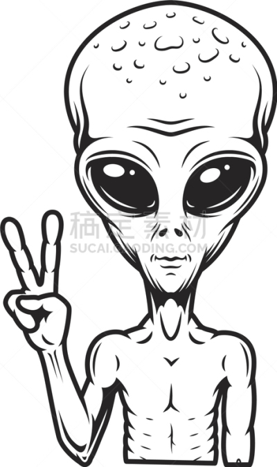 概念,外星人,分离着色,白色,太空,技术,模板,不明飞行物,品牌名称,复古
