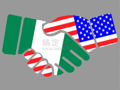 尼日利亚,美国,矢量,国内著名景点,商务,全球通讯,社区,地球形,绘画插图,全球财政