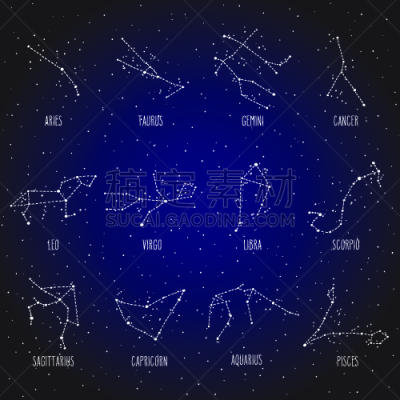 标志,星座,动物手,天秤座,双子座,水瓶座,暗色,狮子座,巨蟹座,天蝎座