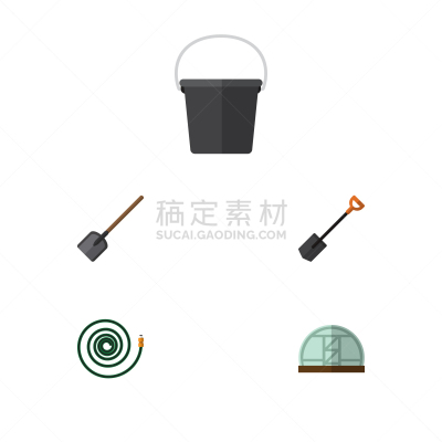 软管,大桶,铲子,平坦的,农场,农业,黄色,环境净化,金属,苗床罩