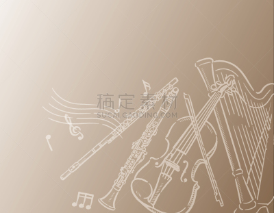 管弦乐队,音乐,乐器,背景,传统,黄铜,交响乐团,边框,原音乐,复古风格
