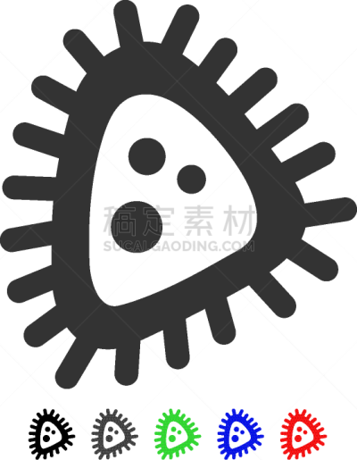 寄生的,变形虫,丑陋,生物学,图像,矢量,生病,愤怒,调情