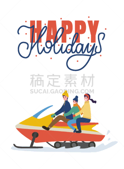 家庭,雪上汽车运动,父母,毛衣,母亲,骑,度假,活动,问候,相伴