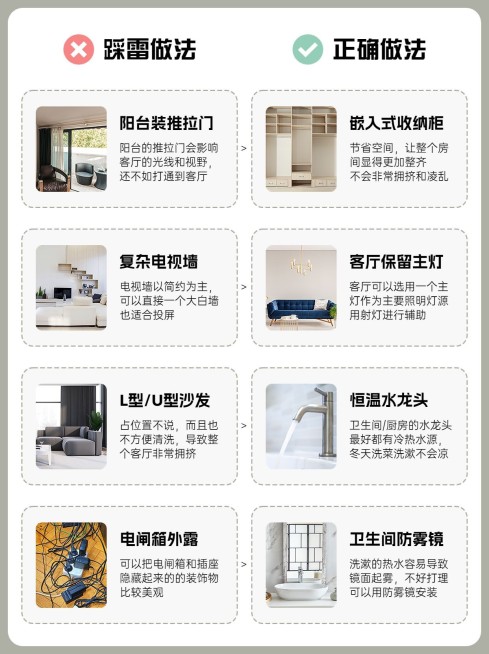 家居装修分享对比图避坑指南红黑榜小红书配图预览效果