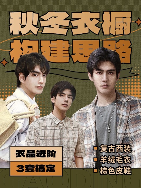 秋冬时尚穿搭攻略排版设计预览效果
