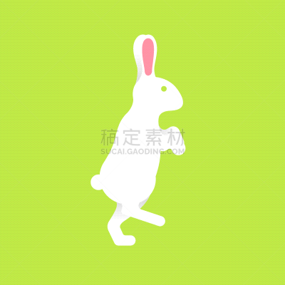 兔子,踮着脚尖,爪子,塞进去,可爱的,复活节,野生动物,哺乳纲,小的,问候