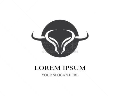 动物头,公牛,矢量,图标,运动,野生动物,哺乳纲,牛,动物,品牌名称