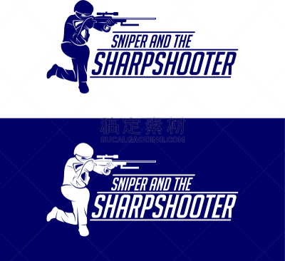 品牌名称,狙击手,概念,神射手,时尚,运动,设计,打靶