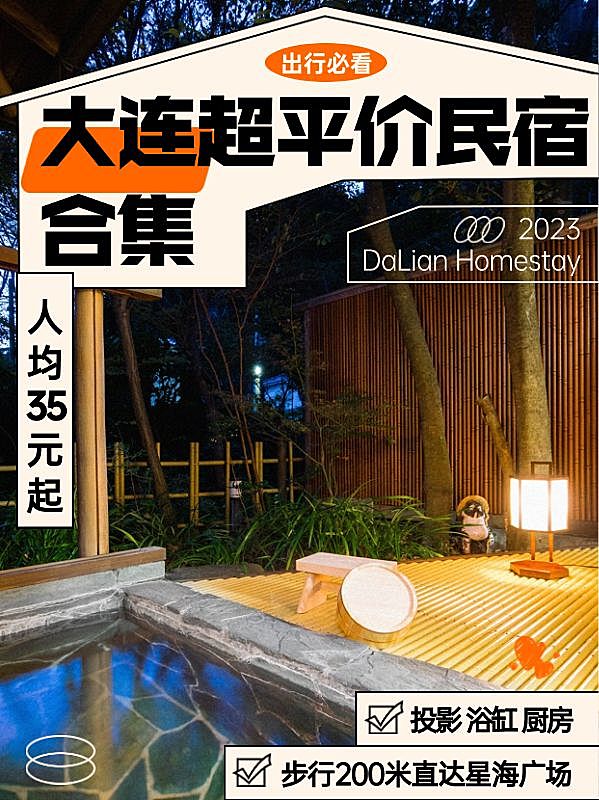 旅游平价民宿合集攻略实景风划重点小红书封面