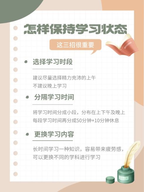 学习方法提升指南小红书配图预览效果