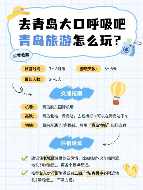 旅游攻略划重点手帐风小红书配图预览效果