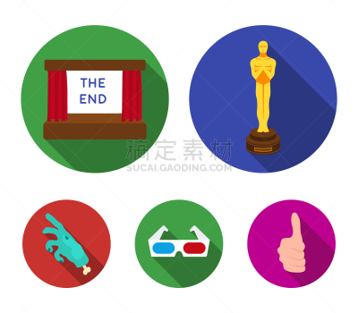 奥斯卡奖,奖,眼镜,三维图形,分离着色,商务,窗帘,技能,收集