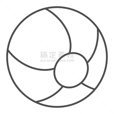球体,海滩充气球,细的,绘画插图,白色,轮廓,数字10,矢量,移动应用程序,蜘蛛网