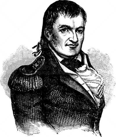 General MacArthur,白色,矢量,1839,雕刻图像,黑色,俄亥俄州,总督,复古